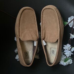 UGG Tan Slip-On Loafers, Brand New Never Worn, So Comfortable. Happy Dad :)